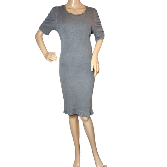 NWOT SUNDRY ribbed stretch Dress - Picture 4 of 15
